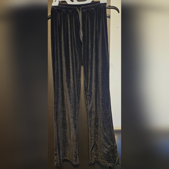 Small Black Velvet Track Suit - Picture 3 of 7